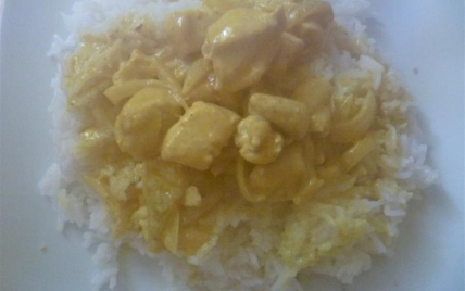 Poulet au curry express