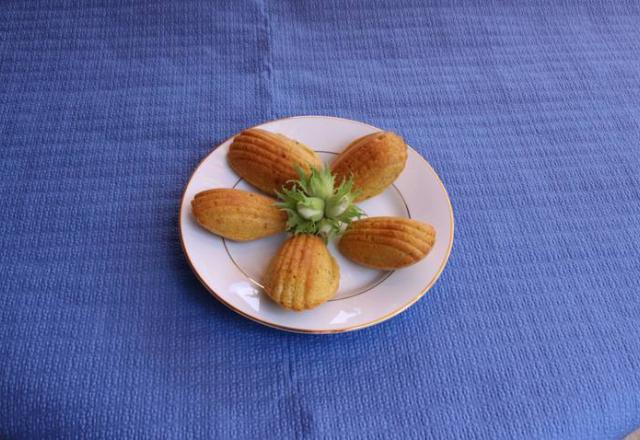 Madeleines aux noisettes