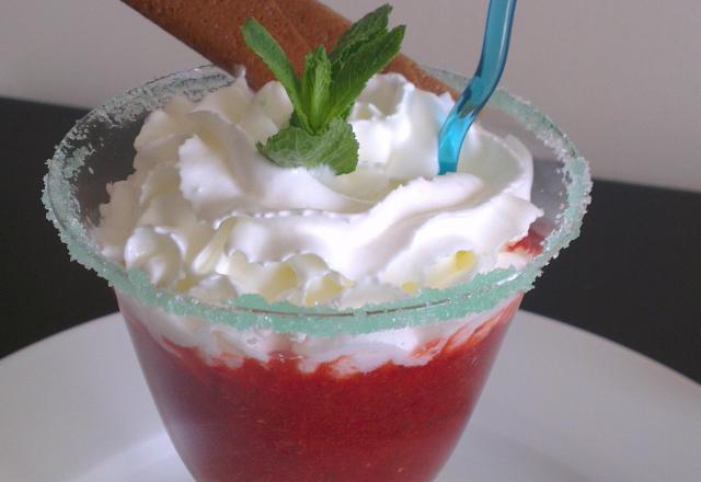 Smoothies fraise menthe