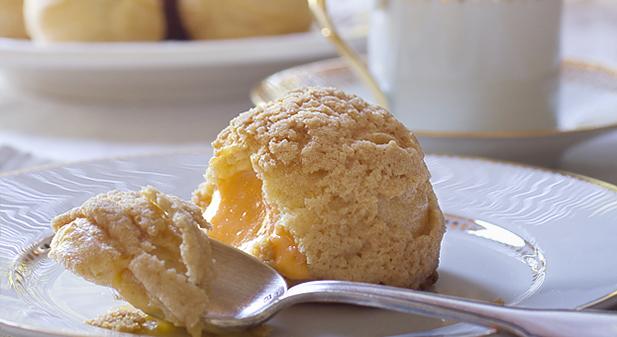 Choux à la crème... de patate douce et craquelin