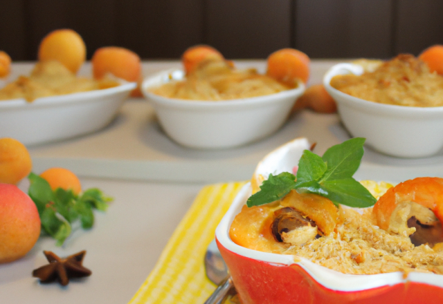 Crumble aux abricots facile