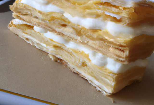 Mille-feuille à la vanille