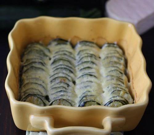 Gratin de courgettes à la Moutarde et au cumin