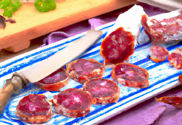 Saucisson au roquefort