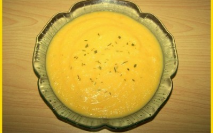 Crème de carottes au boursin maison