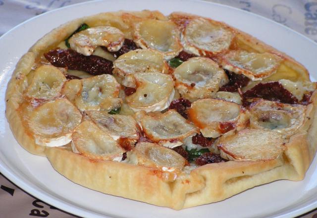 Tatin de chèvre aux tomates confites