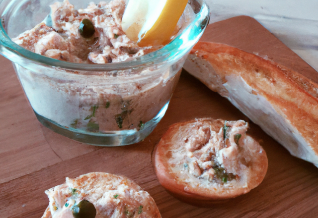 Rillettes de thon pour l'apéro! 