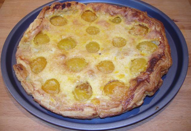 Tarte à l'abricot et à l'amande