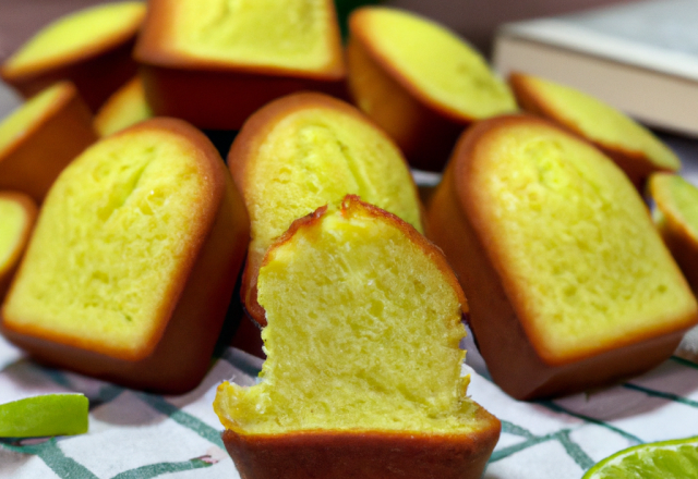 Financiers au citron vert