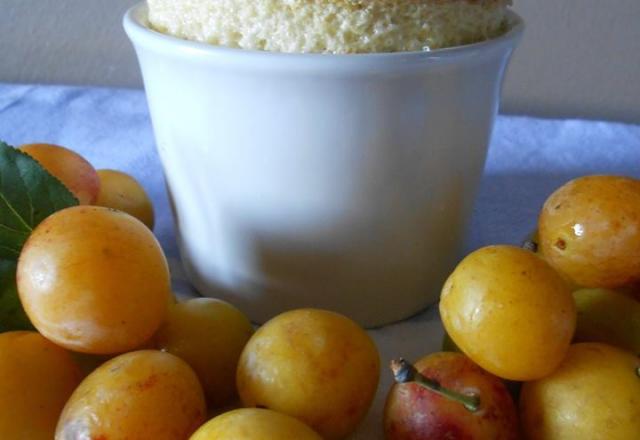 Soufflé léger à la mirabelle