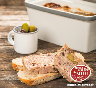 Terrine d’agneau aux olives