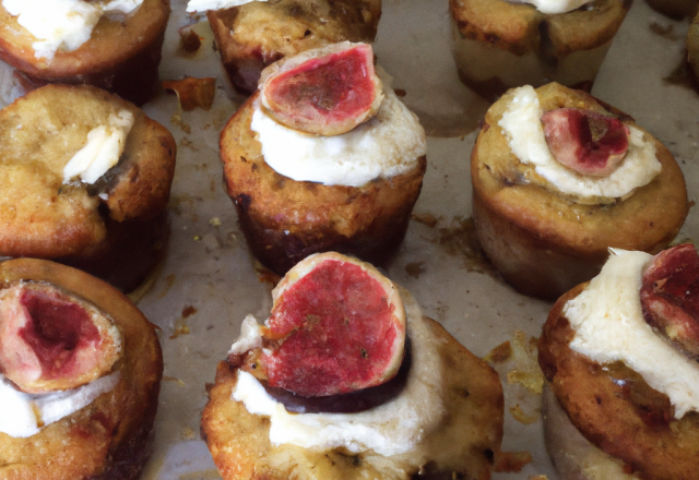 Muffins aux figues et chèvre