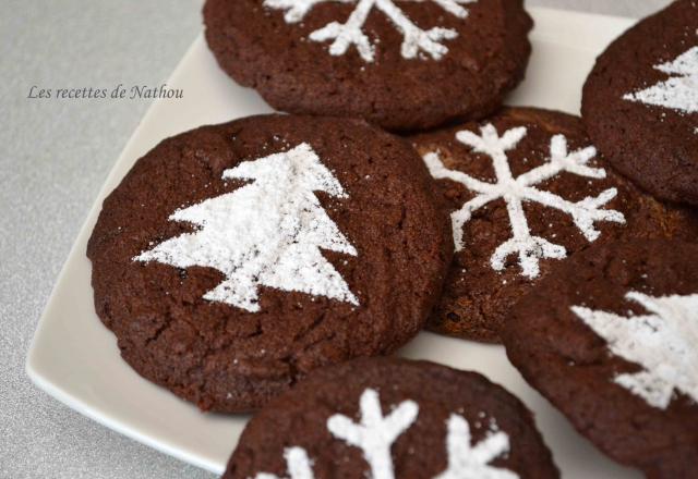 Cookies au chocolat noir et à la fève tonka