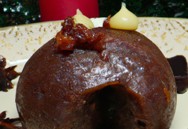 Bombe de Noël traditionnelle aux marrons