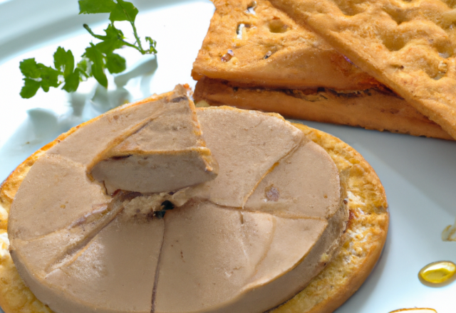 Foie gras et galettes gallo