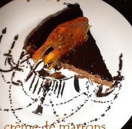 Gâteau crème de marrons et chocolat