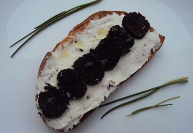 Tartine à la truffe