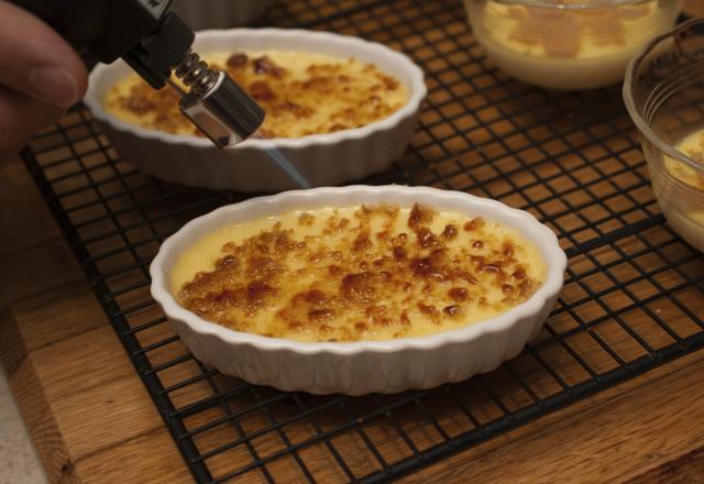 Crème brûlée à la vanille comme chez maman