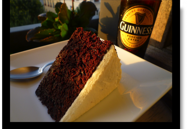 Gâteau au chocolat et à la Guinness