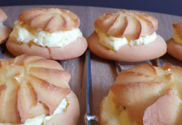 Cookies 'mousseline' au cœur fromager