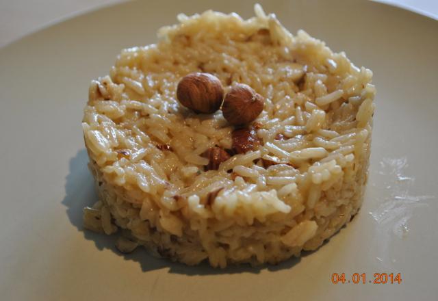 Risotto au gorgonzola & noisettes