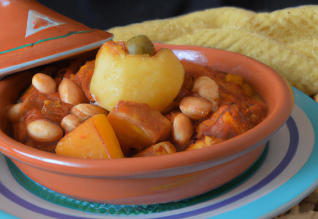 Tajine Haricot et Pomme de Terre