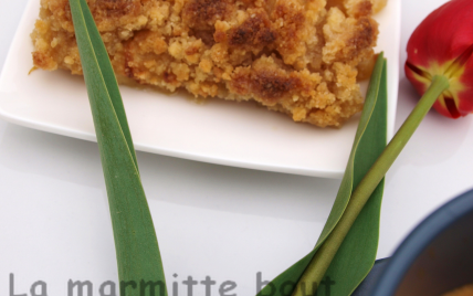 Crumble aux pommes savoureux