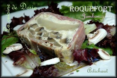 Terrine printanière au Roquefort Papillon