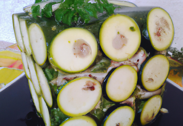 Terrine de courgettes classique