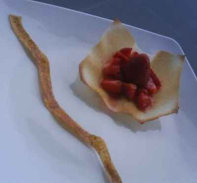 Petit panier de fraises