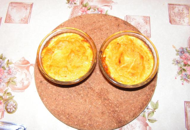 Flan de carottes au cœur tendre