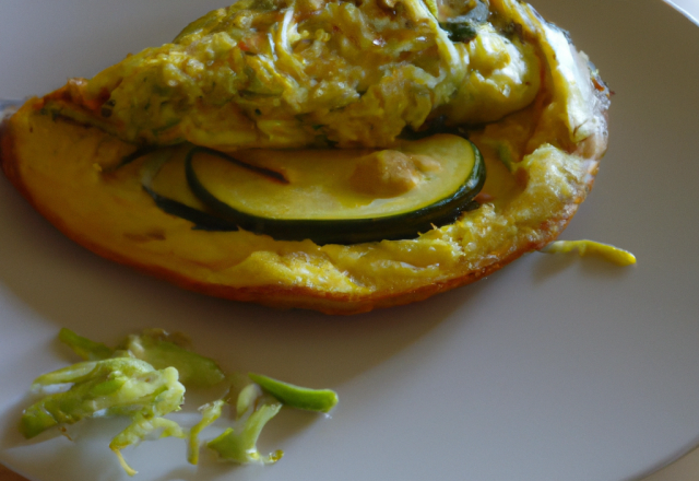 Omelette aux courgettes