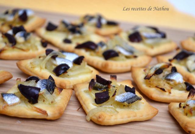 Petites pizzas façon pissaladières