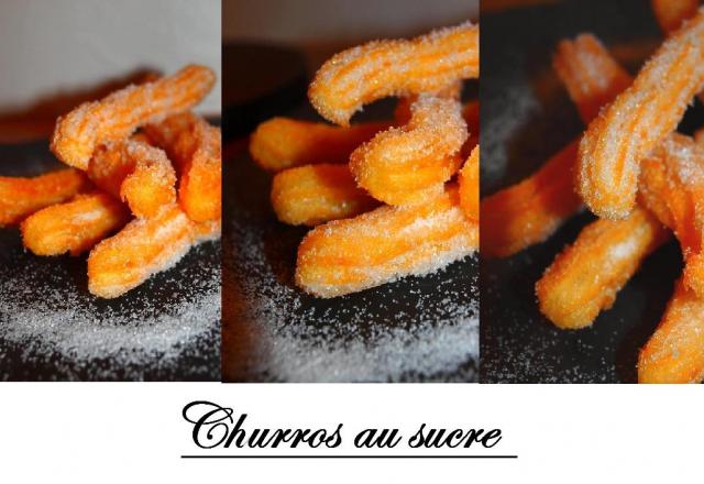 Churros au sucre ( ou chichis )