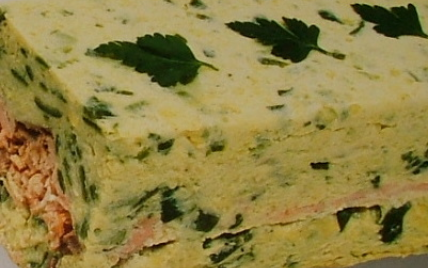 Terrine de saumon - courgettes