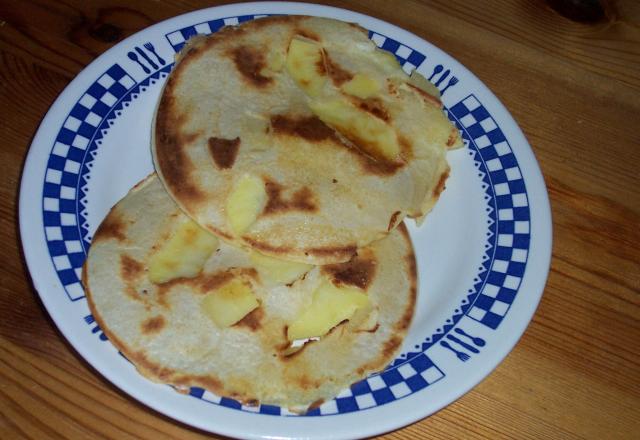 Mini crêpes aux pommes