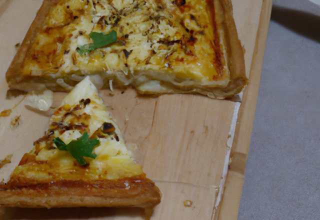 Tarte aux quatre fromages