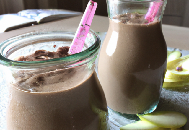 Smoothie poire choco