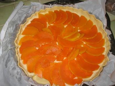 Courge en tarte