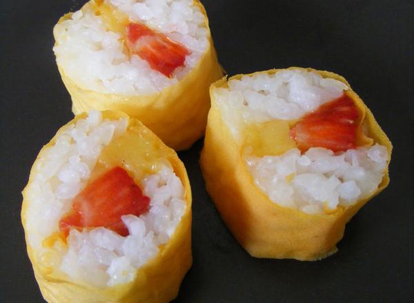 Makis fraise mangue