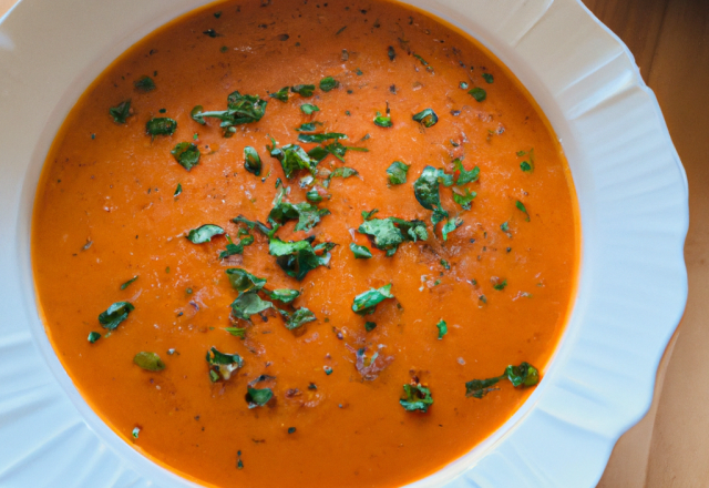 Soupe piperade