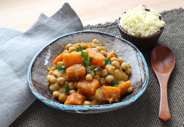 Couscous de légumes et pois chiches au Cuisine Companion