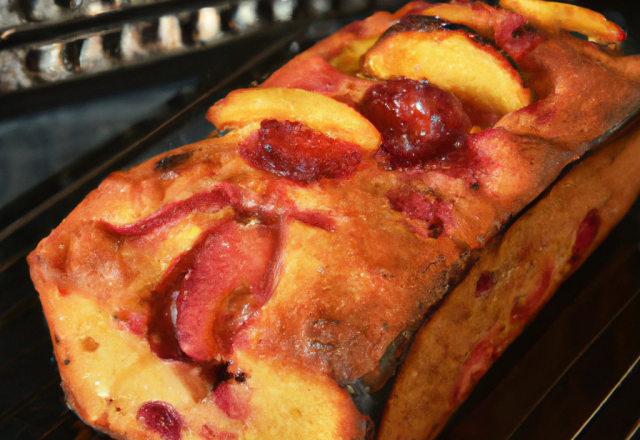 Cake aux fruits confits en machine à pain