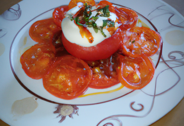 Tatin de tomates au chèvre