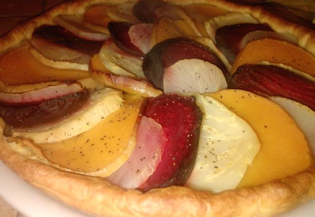 Tartes aux légumes d'automne