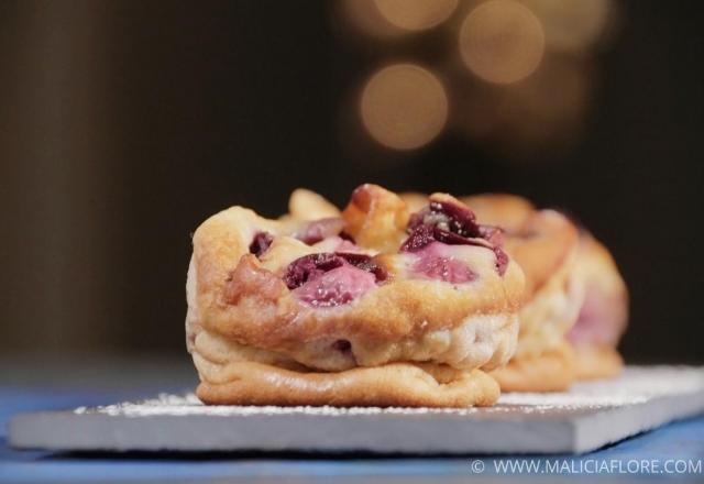 Petits clafoutis aux cerises rapides