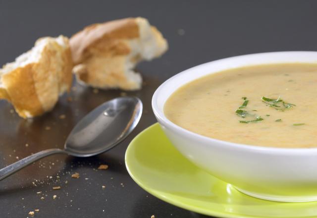 Soupe de légumes à la moutarde