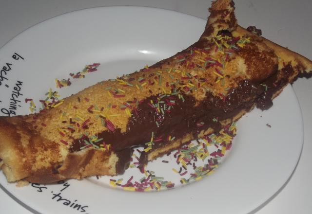 Bûche au nutella et à l'orange