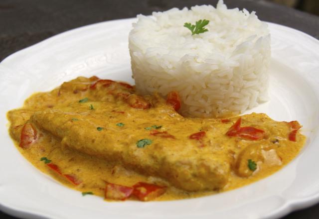 Filets de cabillaud au curry