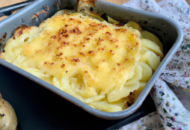 Gratin de pommes de terre express